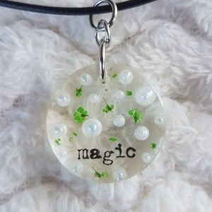 "Magic" Pendant Necklace, Handcrafted NWOT